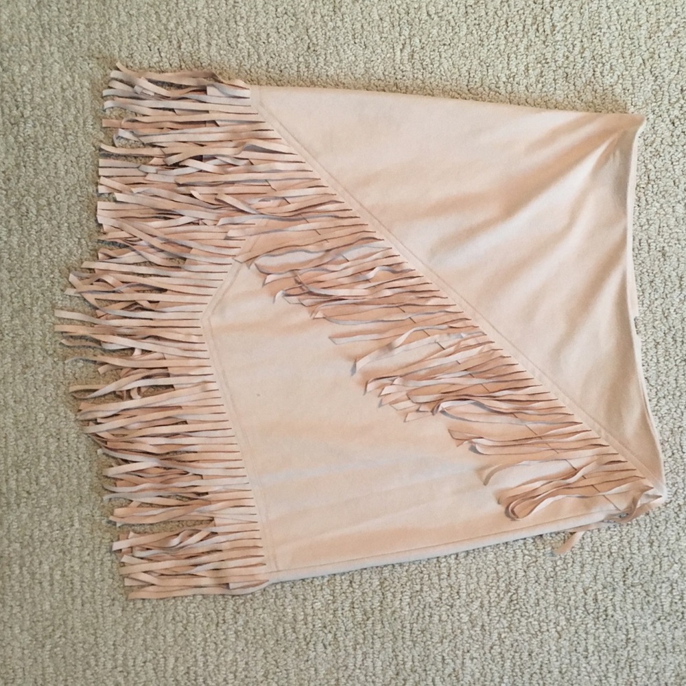 Fringe Mini Skirt - Picture 2 of 3
